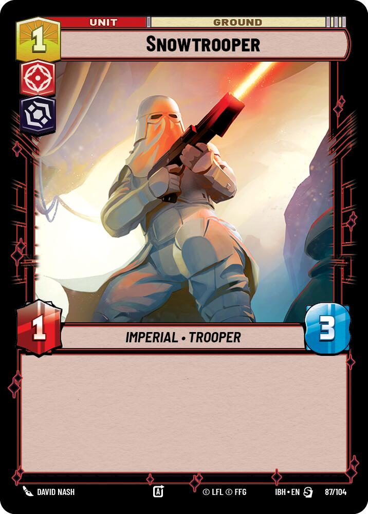Snowtrooper (87/104) (87/104) [Intro Battle: Hoth] | Shuffle n Cut Hobbies & Games