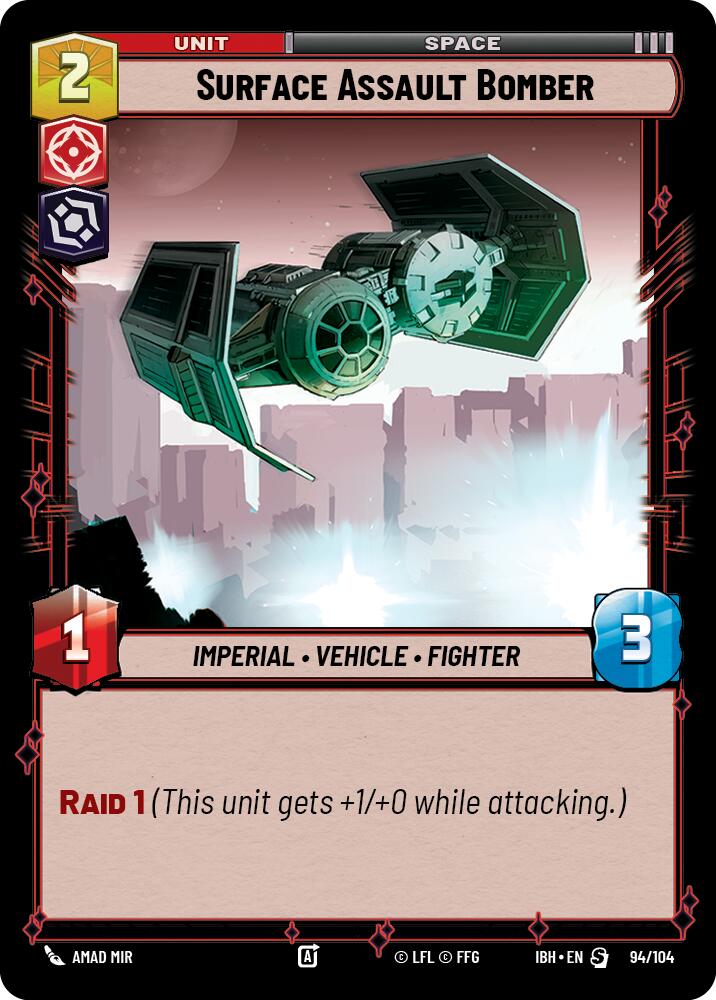Surface Assault Bomber (94/104) (94/104) [Intro Battle: Hoth] | Shuffle n Cut Hobbies & Games