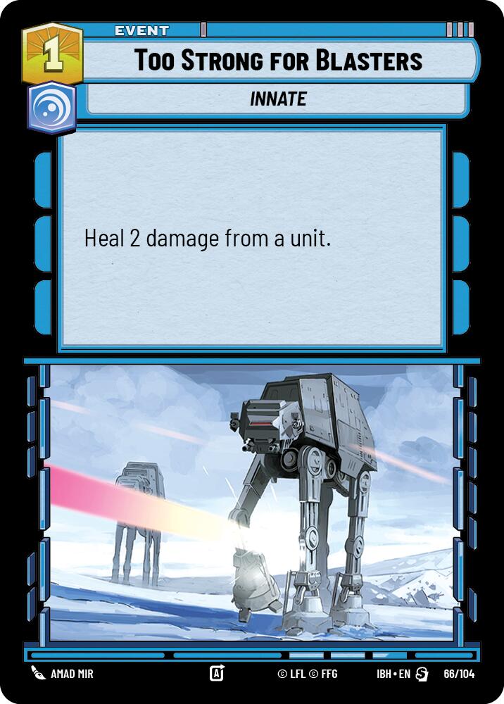 Too Strong for Blasters (66/104) (66/104) [Intro Battle: Hoth] | Shuffle n Cut Hobbies & Games