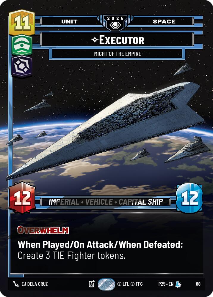 Executor (88) - Might of the Empire (88) [Organized Play Promos] | Shuffle n Cut Hobbies & Games