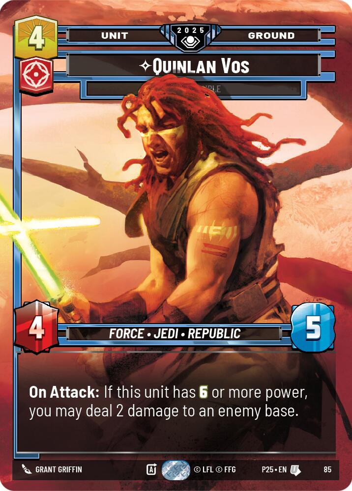 Quinlan Vos (85) - Dark Disciple (85) [Organized Play Promos] | Shuffle n Cut Hobbies & Games