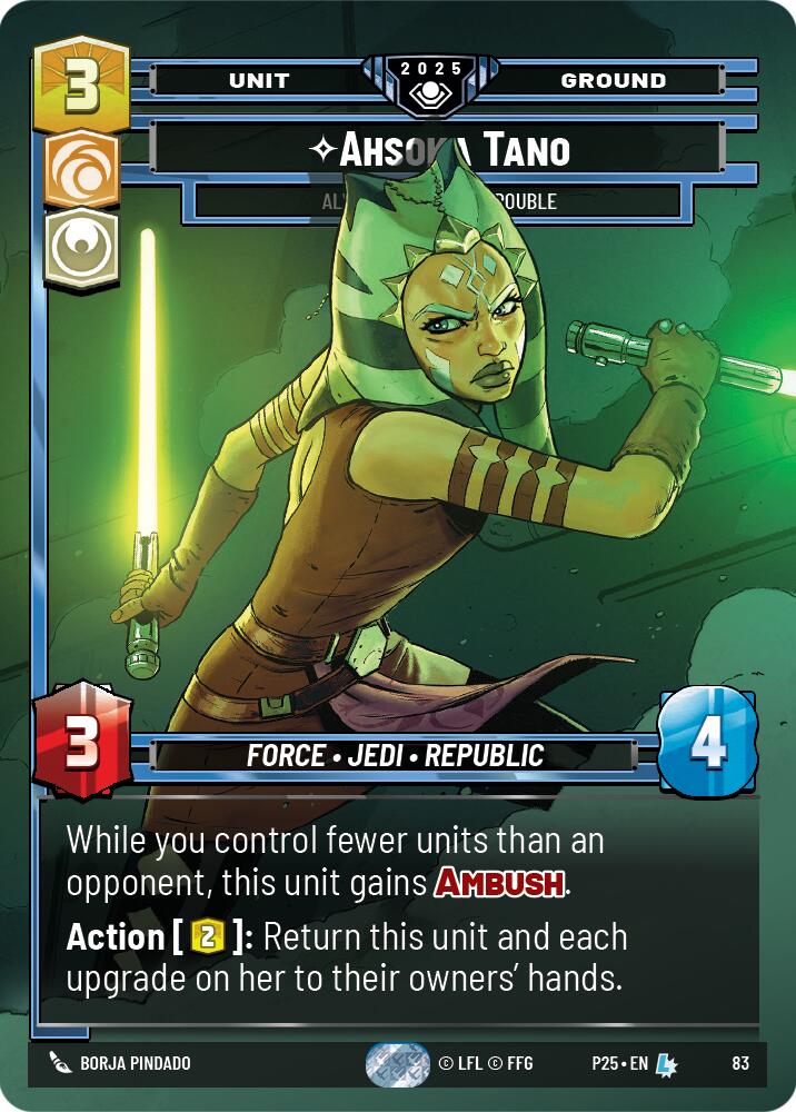 Ahsoka Tano (83) - Always Ready For Trouble (83) [Organized Play Promos] | Shuffle n Cut Hobbies & Games