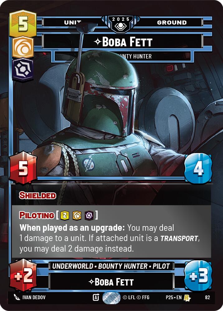 Boba Fett (82) - Feared Bounty Hunter (82) [Organized Play Promos] | Shuffle n Cut Hobbies & Games