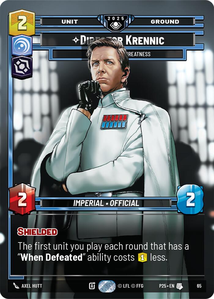 Director Krennic (65) - On the Verge of Greatness (65) [Organized Play Promos] | Shuffle n Cut Hobbies & Games