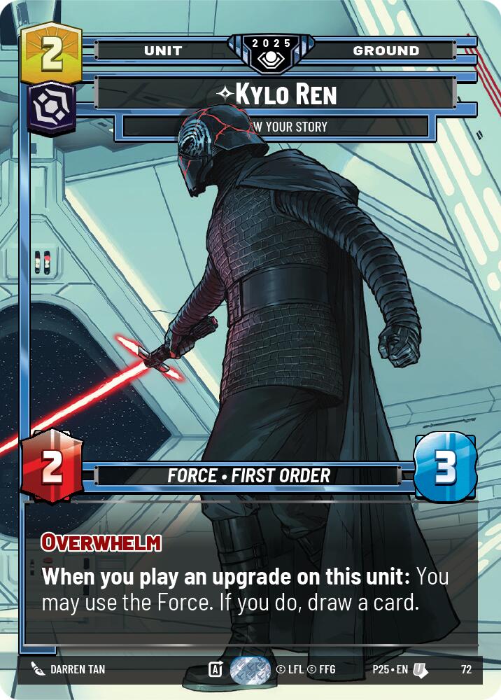 Kylo Ren - I Know Your Story (72) (72) [Organized Play Promos] | Shuffle n Cut Hobbies & Games