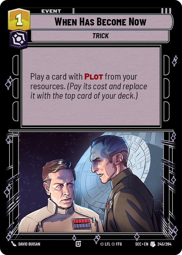 When Has Become Now (245/264) (245/264) [Secrets of Power] | Shuffle n Cut Hobbies & Games