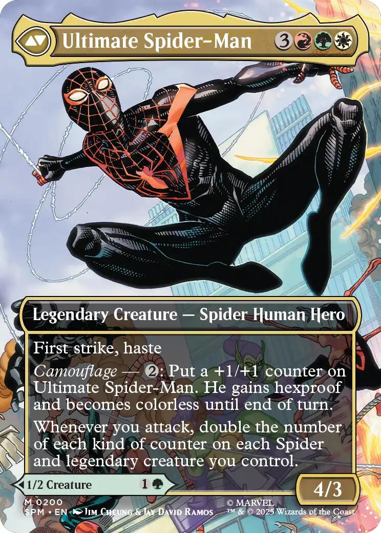 Miles Morales (0200) (Borderless) [Marvel's Spider-Man] | Shuffle n Cut Hobbies & Games