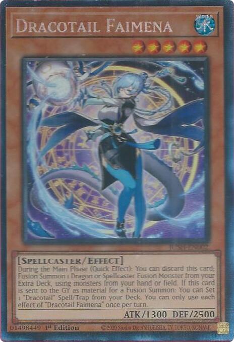 Dracotail Faimena (CR) [JUSH-EN002] Collector's Rare | Shuffle n Cut Hobbies & Games