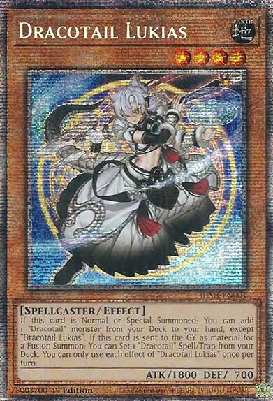 Dracotail Lukias (Starlight Rare) [JUSH-EN001] Starlight Rare | Shuffle n Cut Hobbies & Games