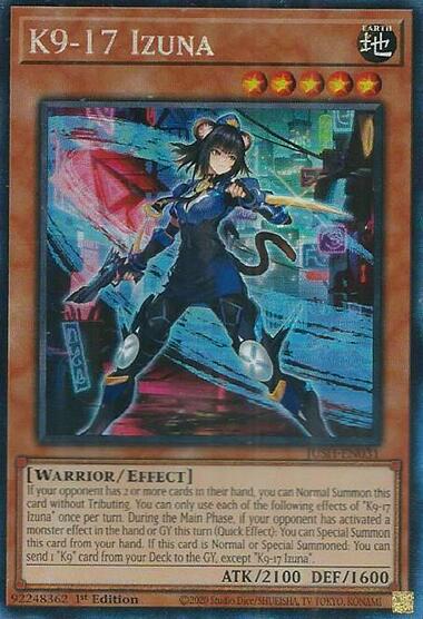 K9-17 Izuna (CR) [JUSH-EN031] Collector's Rare | Shuffle n Cut Hobbies & Games