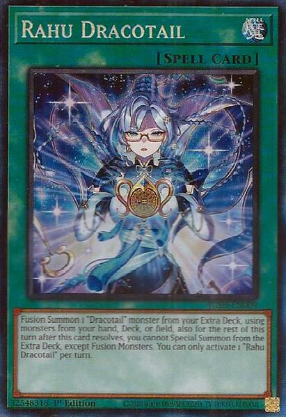 Rahu Dracotail (CR) [JUSH-EN009] Collector's Rare | Shuffle n Cut Hobbies & Games
