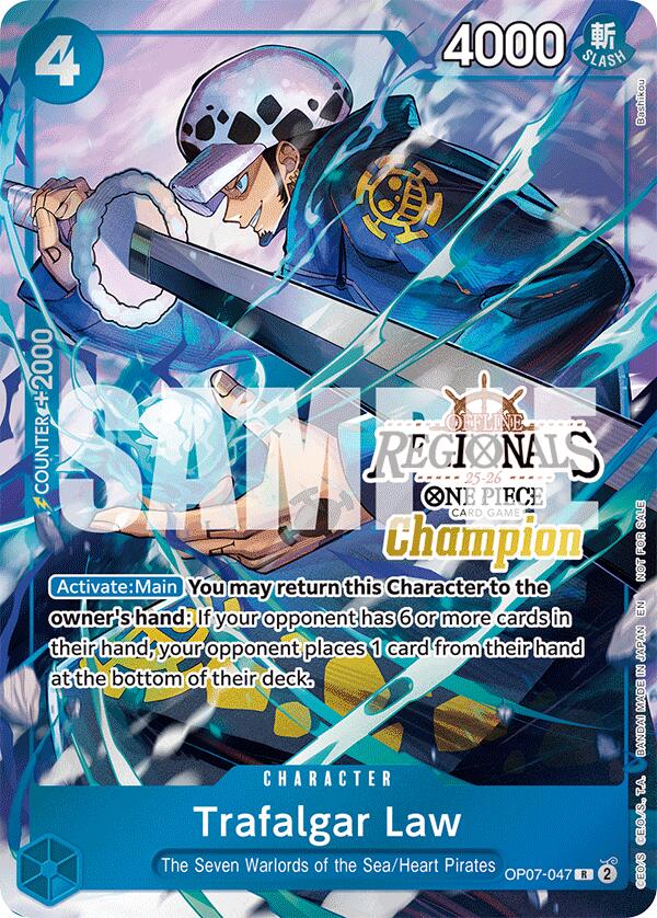 Trafalgar Law (Offline Regional Champion Card Set 2025 Vol.2) [One Piece Promotion Cards] | Shuffle n Cut Hobbies & Games