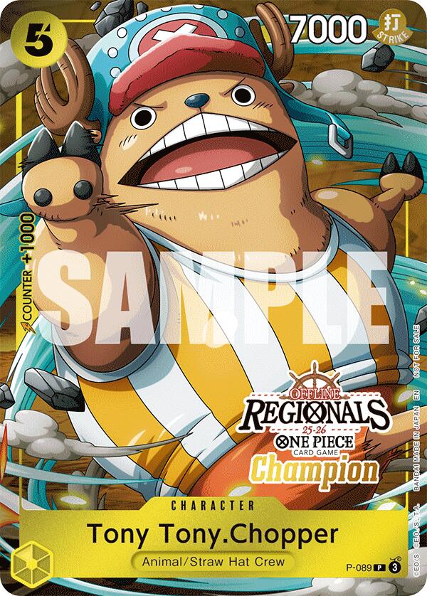 Tony Tony.Chopper (Offline Regional Champion Card Set 2025 Vol.2) [One Piece Promotion Cards] | Shuffle n Cut Hobbies & Games