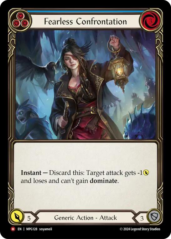 Fearless Confrontation [MPG128] (Mastery Pack Guardian)  Rainbow Foil | Shuffle n Cut Hobbies & Games
