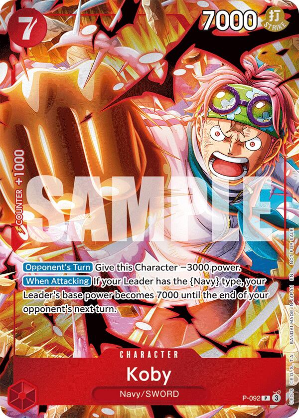 Koby (Event Pack Vol. 7) [One Piece Promotion Cards] | Shuffle n Cut Hobbies & Games