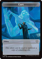 Copy // Golem (0012) Double-Sided Token [Edge of Eternities Commander Tokens] | Shuffle n Cut Hobbies & Games