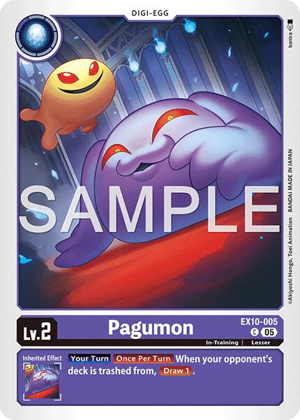 Pagumon [EX10-005] [Sinister Order] | Shuffle n Cut Hobbies & Games
