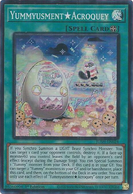 YummyusmentAcroquey (Super Rare) [JUSH-EN024] Super Rare | Shuffle n Cut Hobbies & Games