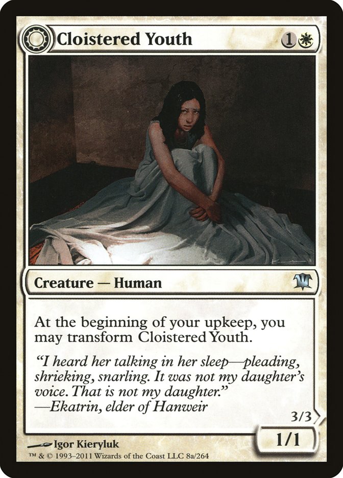Cloistered Youth // Unholy Fiend [Innistrad] | Shuffle n Cut Hobbies & Games