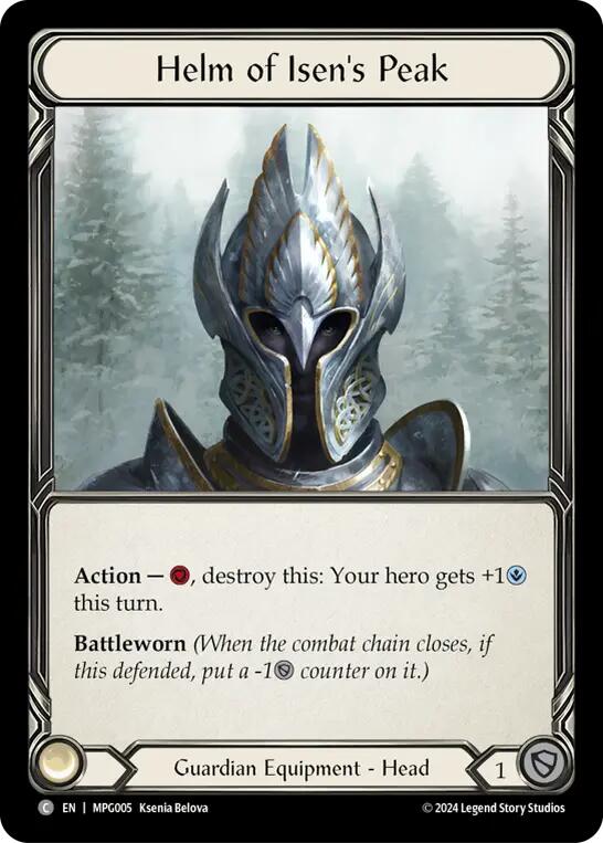 Helm of Isen's Peak [MPG005] (Mastery Pack Guardian) | Shuffle n Cut Hobbies & Games