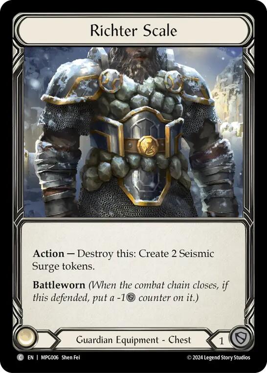 Richter Scale [MPG006] (Mastery Pack Guardian)  Cold Foil | Shuffle n Cut Hobbies & Games