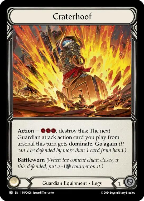 Craterhoof [BVO008] (Mastery Pack Guardian) | Shuffle n Cut Hobbies & Games