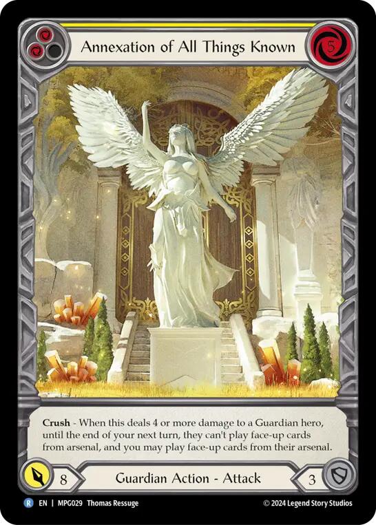 Annexation of All Things Known (Extended Art) [MPG029] (Mastery Pack Guardian)  Rainbow Foil | Shuffle n Cut Hobbies & Games