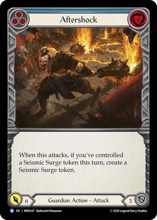 Aftershock (Blue) [MPG037] (Mastery Pack Guardian) | Shuffle n Cut Hobbies & Games