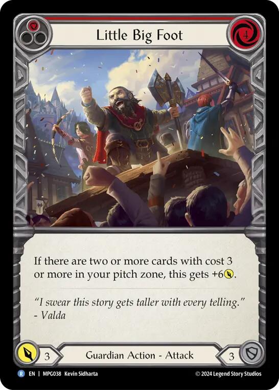 Little Big Foot (Red) [MPG038] (Mastery Pack Guardian) | Shuffle n Cut Hobbies & Games