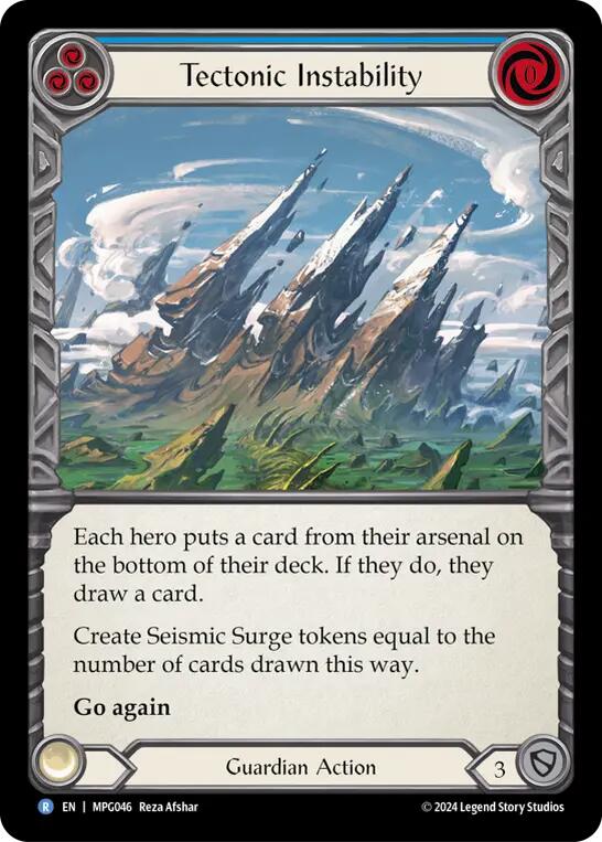Tectonic Instability [MPG046] (Mastery Pack Guardian) | Shuffle n Cut Hobbies & Games