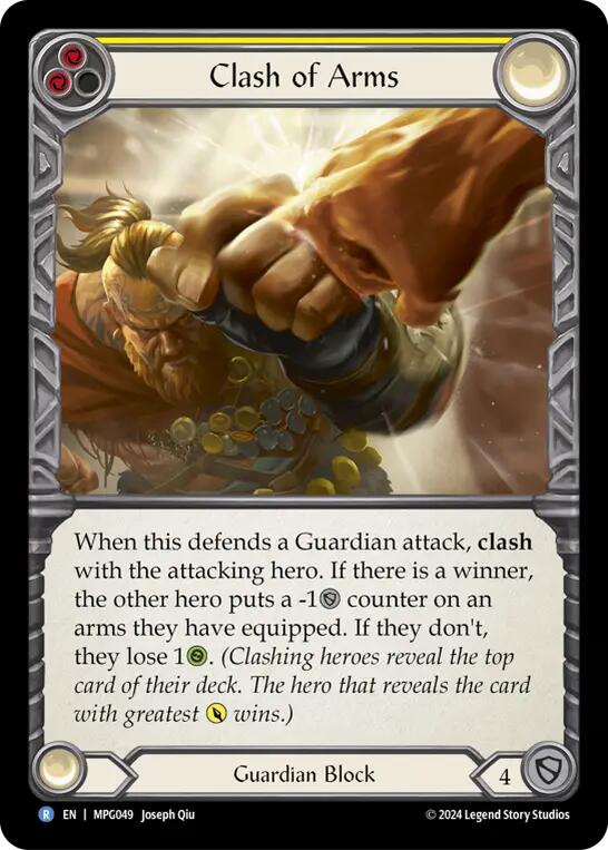 Clash of Arms [MPG049] (Mastery Pack Guardian)  Rainbow Foil | Shuffle n Cut Hobbies & Games
