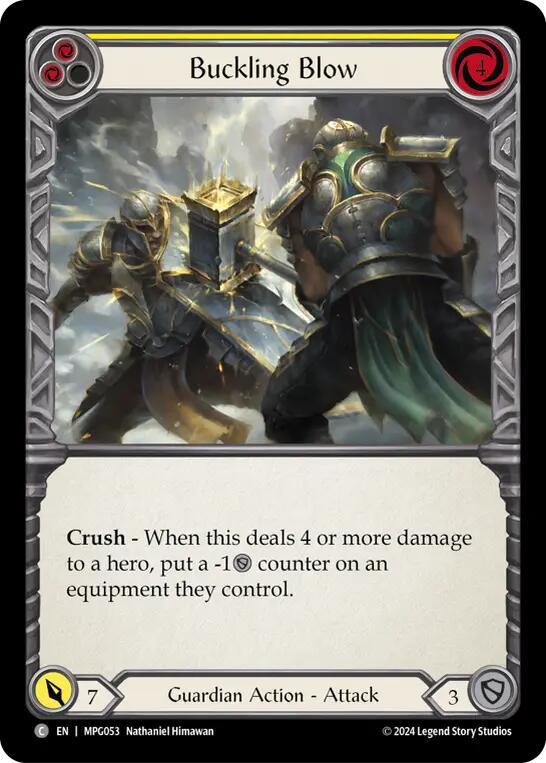 Buckling Blow (Yellow) [MPG053] (Mastery Pack Guardian) | Shuffle n Cut Hobbies & Games
