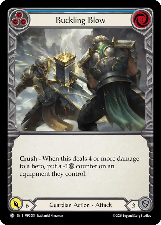 Buckling Blow (Blue) [MPG054] (Mastery Pack Guardian) | Shuffle n Cut Hobbies & Games