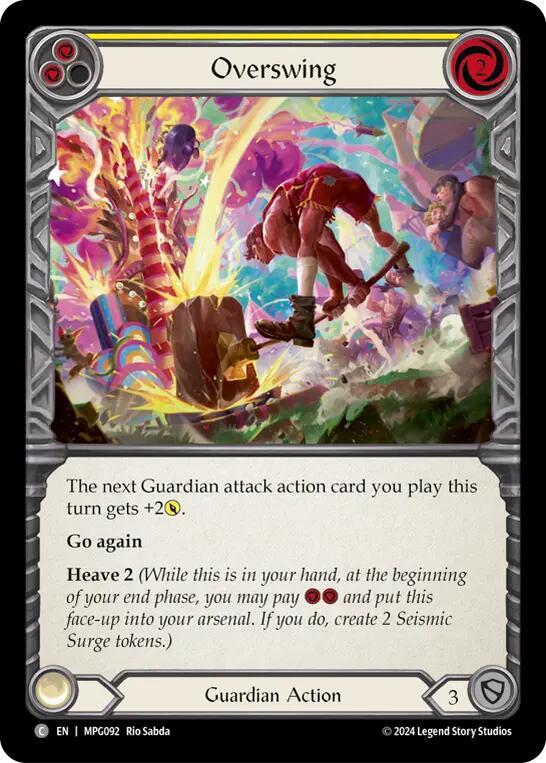 Overswing (Yellow) [MPG092] (Mastery Pack Guardian) | Shuffle n Cut Hobbies & Games