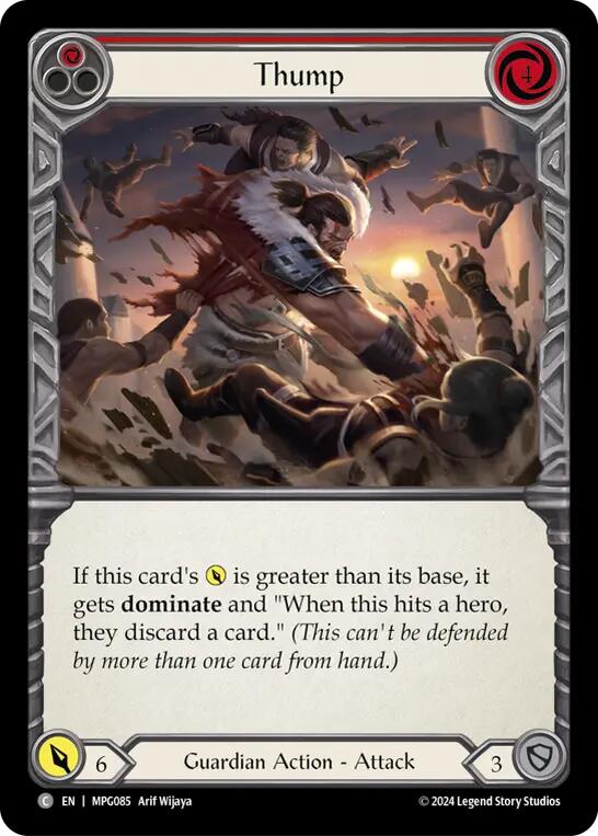 Thump (Red) [MPG085] (Mastery Pack Guardian) | Shuffle n Cut Hobbies & Games