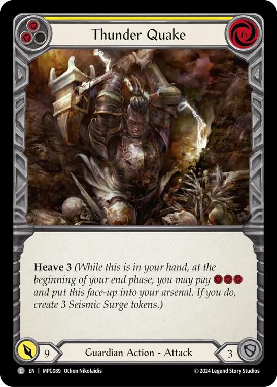 Thunder Quake (Yellow) [MPG089] (Mastery Pack Guardian) | Shuffle n Cut Hobbies & Games