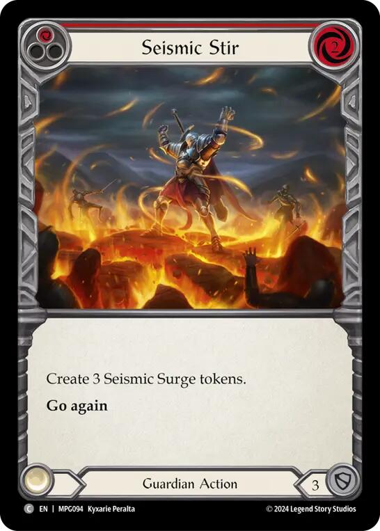 Seismic Stir (Red) [MPG094] (Mastery Pack Guardian) | Shuffle n Cut Hobbies & Games