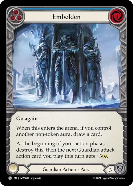 Embolden (Blue) [MPG099] (Mastery Pack Guardian) | Shuffle n Cut Hobbies & Games