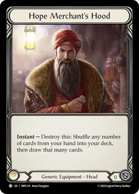 Hope Merchant's Hood [MPG118] (Mastery Pack Guardian) | Shuffle n Cut Hobbies & Games