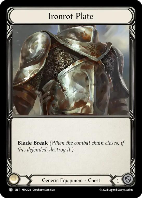 Ironrot Plate [MPG123] (Mastery Pack Guardian) | Shuffle n Cut Hobbies & Games
