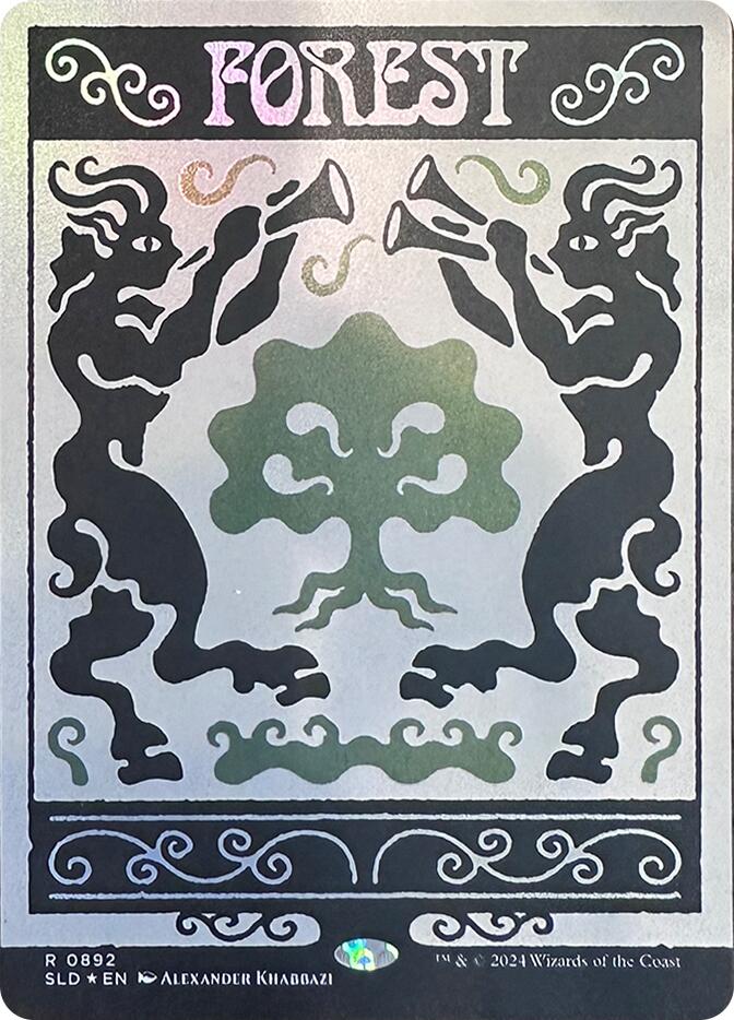 Forest (0892) (Rainbow Foil) [Secret Lair Drop Series] | Shuffle n Cut Hobbies & Games