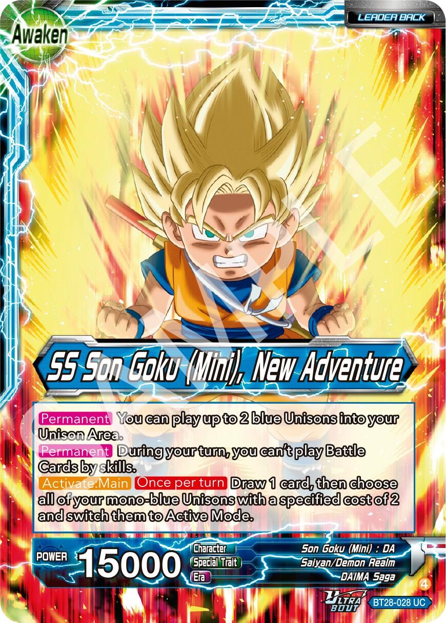 Son Goku (Mini) // SS Son Goku (Mini), New Adventure (BT28-028) [Prismatic Clash] | Shuffle n Cut Hobbies & Games
