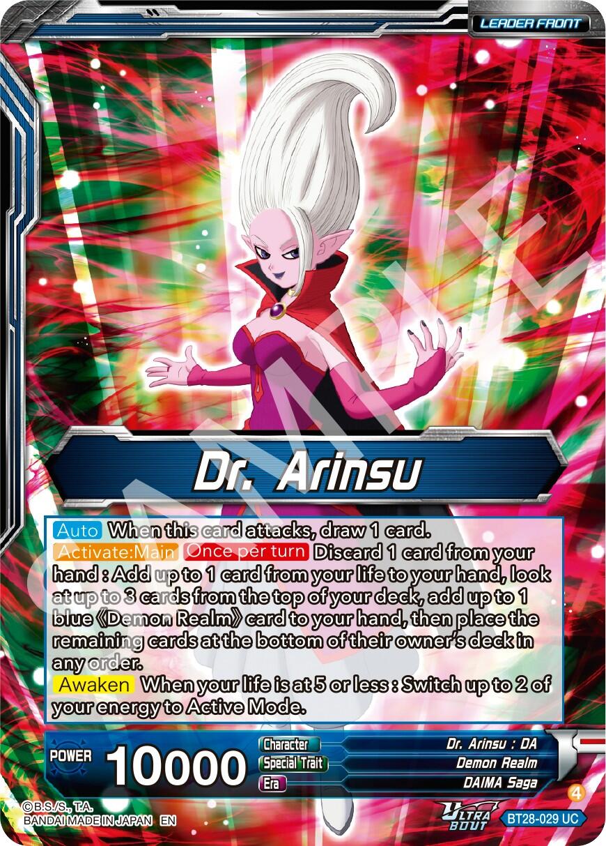 Dr. Arinsu // Dr. Arinsu, Concocting Schemes (BT28-029) [Prismatic Clash] | Shuffle n Cut Hobbies & Games