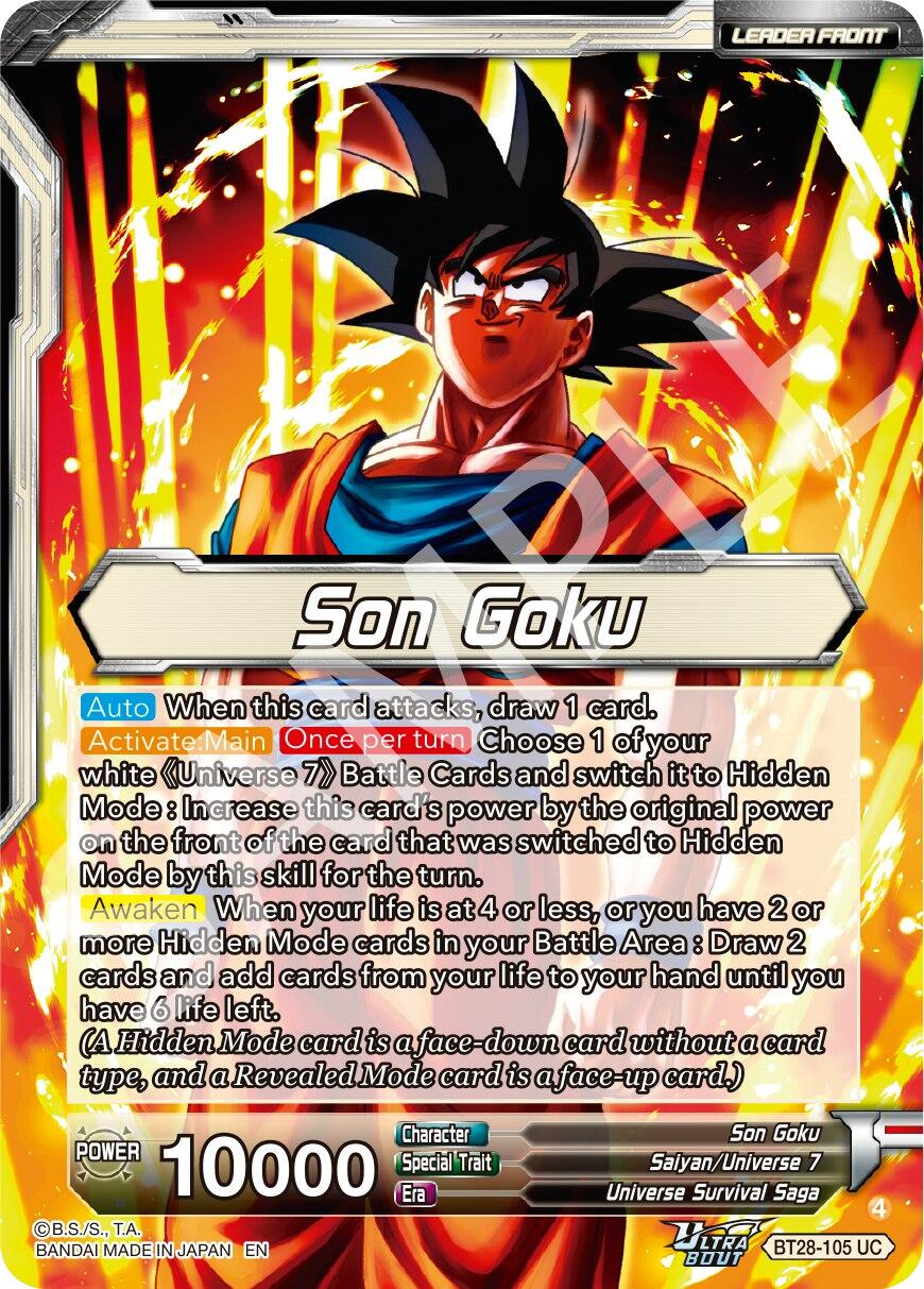 Son Goku // SSG Son Goku, Crimson Power (BT28-105) [Prismatic Clash] | Shuffle n Cut Hobbies & Games