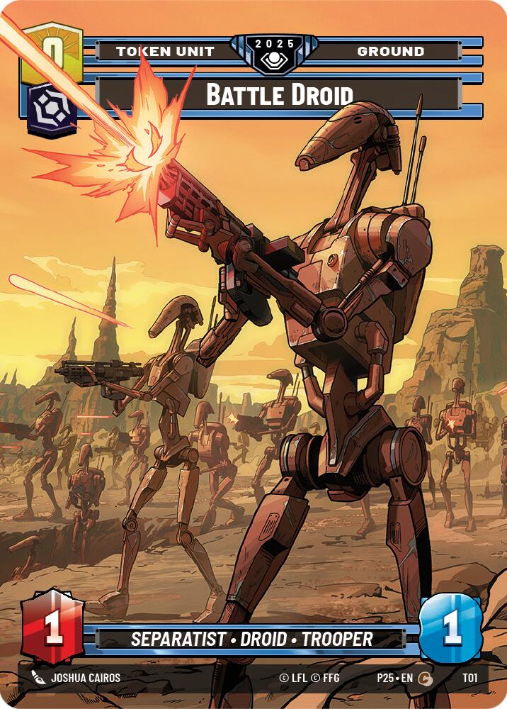 Battle Droid // Clone Trooper (T01 // T03) (T01 // T03) [Organized Play Promos] | Shuffle n Cut Hobbies & Games