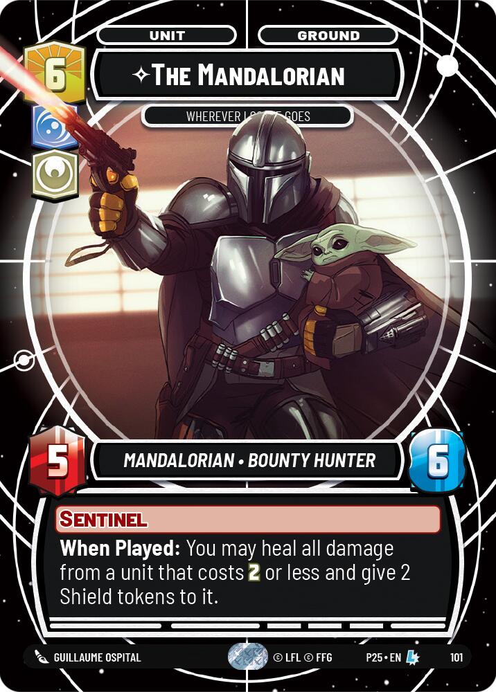 The Mandalorian (101) - Wherever I Go, He Goes (101) [Organized Play Promos] | Shuffle n Cut Hobbies & Games