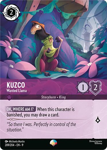 Kuzco - Wanted Llama (Epic) (209/204) [Fabled] | Shuffle n Cut Hobbies & Games