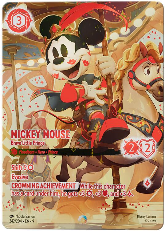 Mickey Mouse - Brave Little Prince (Iconic) (242/204) [Fabled] | Shuffle n Cut Hobbies & Games