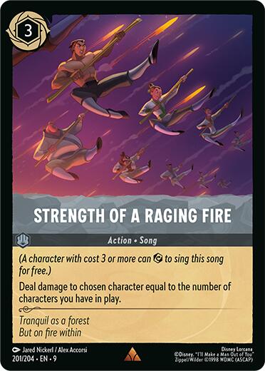 Strength of a Raging Fire (9) (201/204) [Fabled] | Shuffle n Cut Hobbies & Games