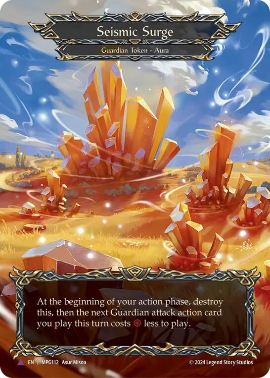 Seismic Surge (Crystal) (Marvel) [MPG112] (Mastery Pack Guardian)  Cold Foil | Shuffle n Cut Hobbies & Games